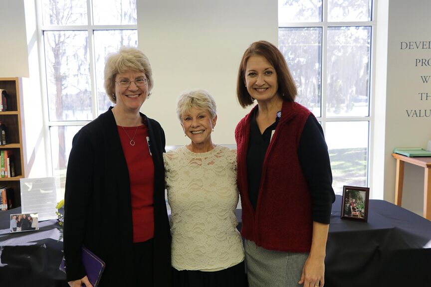 Mary Rickelman, Becky Fisher and Aura Lee
