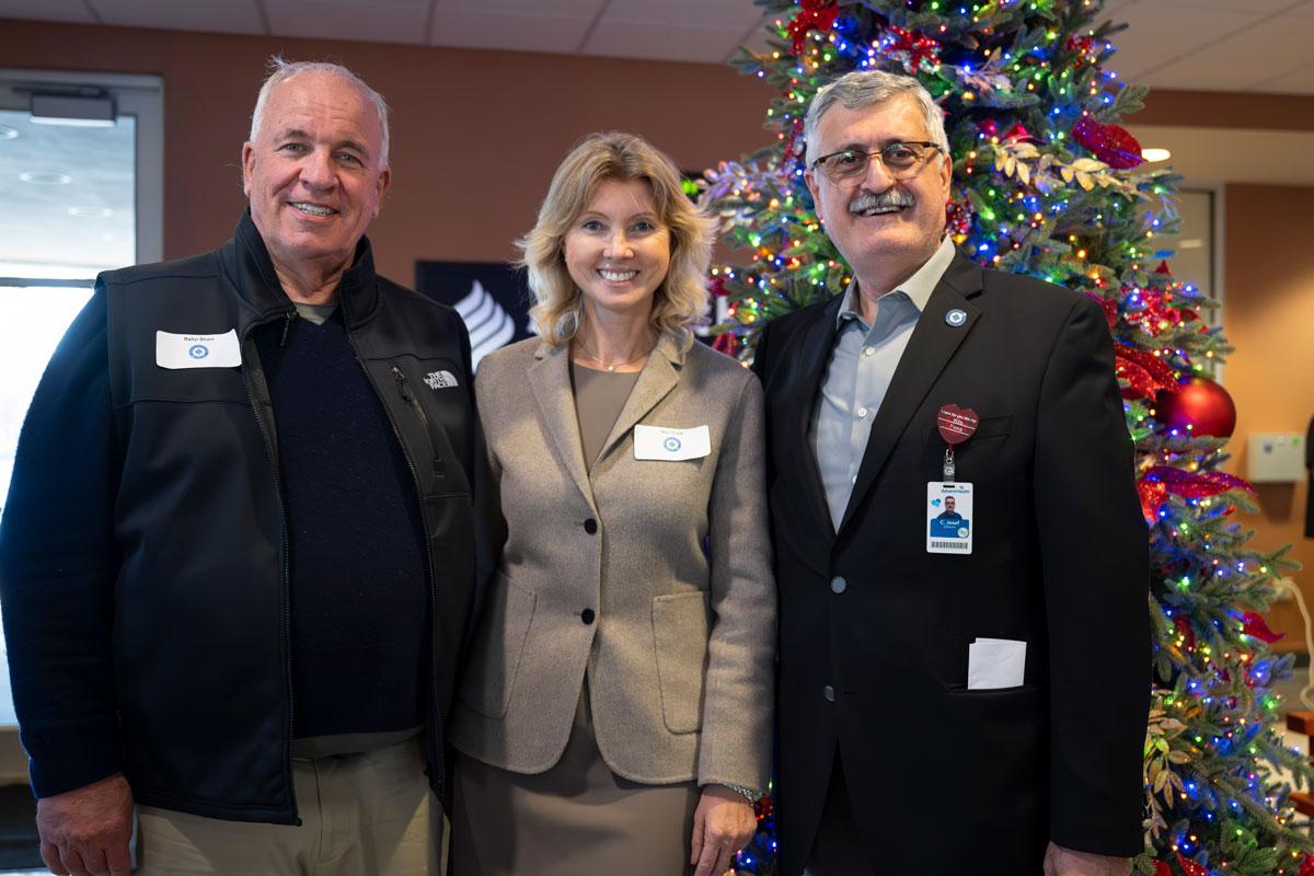 Donors joined students, alumni and team members at the first annual Christmas Tree Lighting Ceremony.