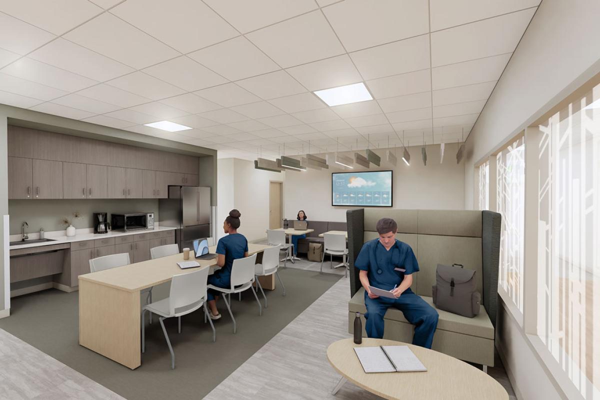 Image of AHU Denver student lounge