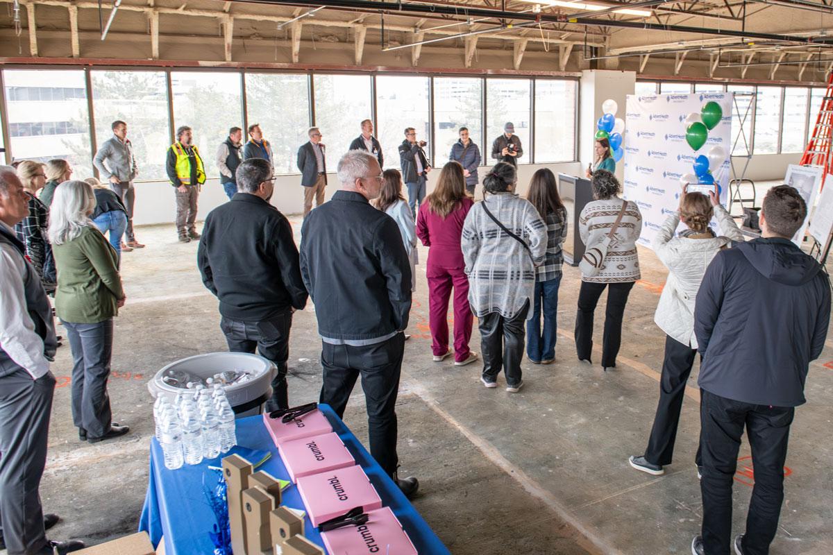 AHU Denver Blessing Ceremony attendees observe