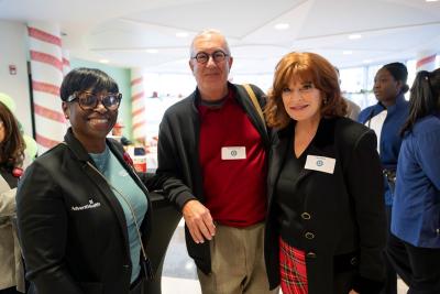 Donors joined students, alumni and team members at the first annual Christmas Tree Lighting Ceremony.