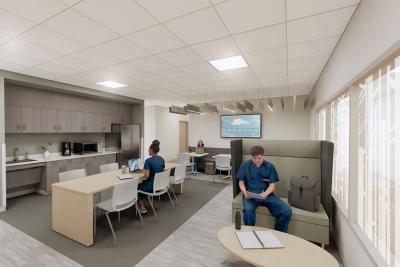 Image of AHU Denver student lounge