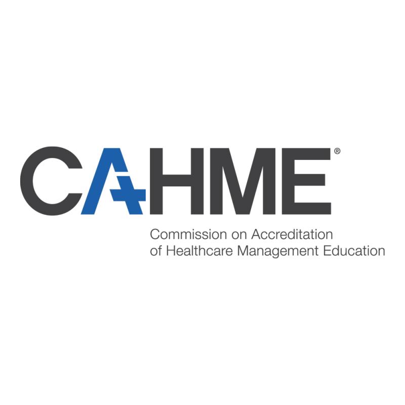 Logo for Commission on Accreditation of healthcare Management Education