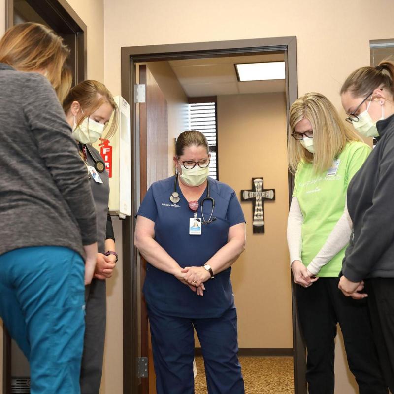 Theresa Peterson Praying