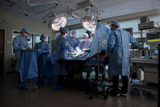 PA students learning through operating room simulation