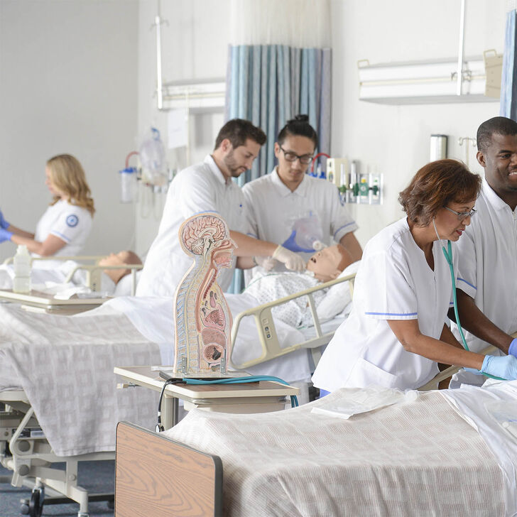 A group of Nurses in training