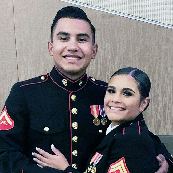 Valerie Lara and her husband
