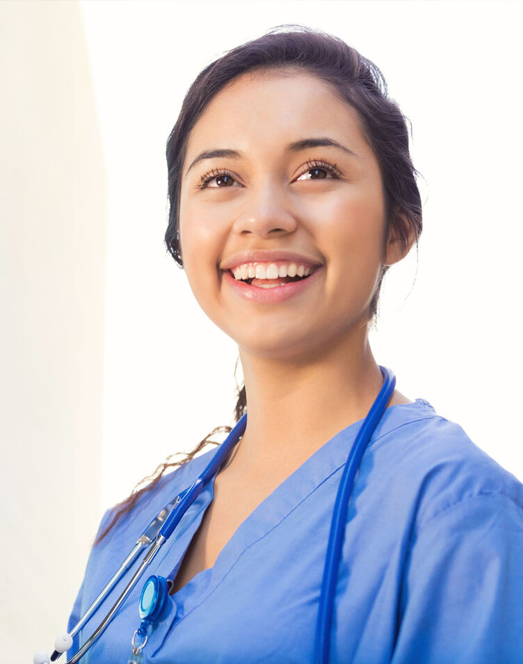 A young female nurse