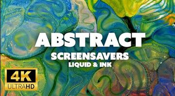 Abstract Liquid Background Video (No Sound) — 4K UHD Abstract Liquid Screensaver 9 Hours